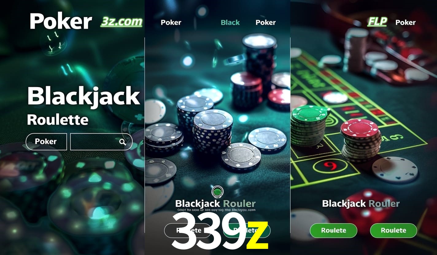 Cassino online 339z com Poker, Blackjack e Roleta ao vivo para jogadores do Brasil