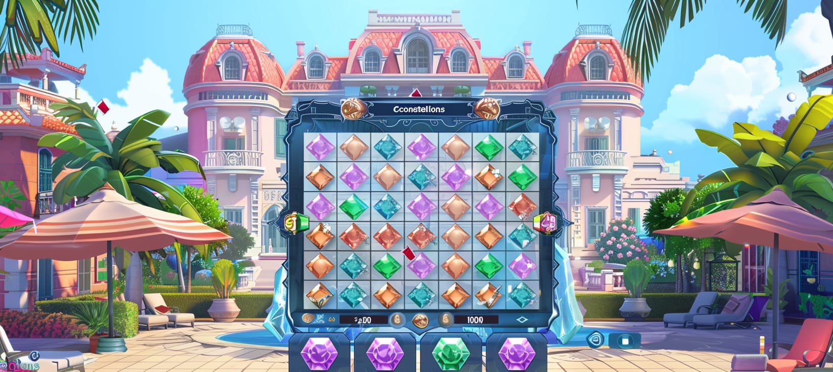 339z Constellations slot game cassino online com pedras preciosas